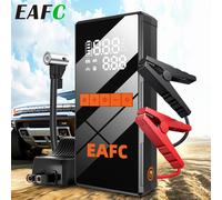Démarreur de Voiture Portable 5000A avec Batterie Externe et Pompe à Air 150 PSI - Dispositif de Démarrage d'Urgence pour Batterie de Voiture 2025 Smart clip with BOX