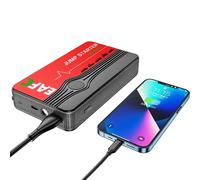 Démarreur de voiture portable EAFC, batterie externe, démarreur de batterie de voiture 12V 600A de courant de pointe, dispositif de démarrage automatique avec lumière LED pour booster de batterie Styl