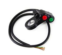 Démarreur Electrique Etanche Universel Bouton Marche/arrêt pour Moto, Scooter, Guidon, klaxon, Clignotants, Feux, Interrupteur de Commande, 22 mm