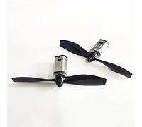 Démarreur électronique 2set/Pack Micro DC démarreur électronique, N21 3V 17000RPM, avec Hélice Noir Rouge Modèle Avion Hélicoptère Ventilateur DIY Pièces, Vitesse : Démarreur électronique à Hélice Rou