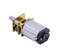 démarreur électronique 3V 6V 12V DC N20 Mini Micro Metal Gear démarreur électronique, 15 30 50RPM 100 200RPM 300 500 1000 RPM, avec Moteurs DC Gearwheel, 100RPM, Tension : 3V) Moteurs dédiés (Color