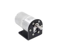 Démarreur électronique cc à engrenages 37-3530 Démarreur électronique Micro DC Gear à arbre conventionnel Grand couple avant et arrière Vitesse réglable 24v Moteurs dédiés (Color : 24v With Bracket,