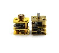 Démarreur électronique DC DIY 1pc Hight Quanlity 0.5 Modulus Metal Micro Copper Change Speed Gear Box And Reduction Gearbox For The Robot electronic starter Notated: With gear) FUZEGRDLI