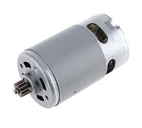 Démarreur électronique de perceuse électrique/tournevis électrique rotatif, 12 V 19500 tr/min, démarreur électronique RS550 DC avec deux vitesses 12 dents et boîte de vitesses à couple élevé Accessoir