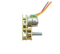 Démarreur électronique pas à pas 1024-10BY DC 5 V, 2 phases, 4 fils, avec réducteur entièrement métallique, arbre inversé de 10 mm, modèle RADIO 100 Motor Drivers
