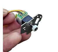 Démarreur électronique pas à pas à engrenage électrique de précision rotatif, rapport de vitesse 1: 63 2 phases 4 fils, démarreur électronique pas à pas de 15 mm, boîte de vitesses entièrement en méta