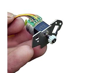 Démarreur électronique pas à pas à engrenage électrique de précision rotatif, rapport de vitesse 1: 63 2 phases 4 fils, démarreur électronique pas à pas de 15 mm, boîte de vitesses entièrement en méta