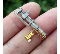 Démarreur électronique pas à pas de précision électrique rotatif Mini, actionneur linéaire de 4 mm, course de 10 mm à 4 fils biphasés, boîte de vitesses planétaire, démarreur électronique pas à pas de