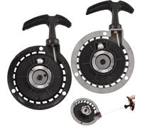 Démarreur Facile à Tirer,Tianer 2 Pièces Mini Démarreur à Traction en Alliage Démarrage Rappel Tirez Démarrer Lanceur de Recul Facile Tirer pour 2 Temps 49CC Pocket Bike Minimoto ATV Quad Scooter.