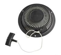 Démarreur manuel de rechange pour tondeuse à gazon WER46SP, cordon de traction du moteur avec installation facile, design compact pour des démarrages fiables par temps varié, noir