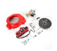 Démarreur Motor Kit D'allumage Moteur Démarrage Électrique, Interrupteur Clé Démarreur Volant D'inertie Pour GX160 GX200 5,5 Hp 6,5 Hp, Couvercle Ventilateur À Bobine Moteur Démarrage
