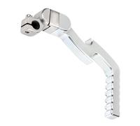 démarreur pédale pièces Pédale de démarrage à pied pour moto, trou de 12 mm, en aluminium CNC, compatible avec les moteurs 110-250 cc(Silver)