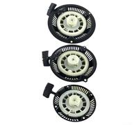 Démarreur pour tondeuse à gazon - Compatible avec moteurs 1P60 et 1P70, construction métallique, mécanisme de rembobinage à tirette - Noir - Pièce de rechange pour jardin et cour (bord large 1P70)