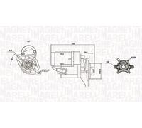 MAGNETI MARELLI 063721089010 Démarreur
