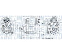 MAGNETI MARELLI 063721186010 Démarreur pour DACIA,NISSAN,RENAULT