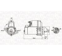 MAGNETI MARELLI 063721257010 Démarreur