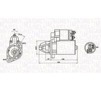 MAGNETI MARELLI 063721283010 Démarreur