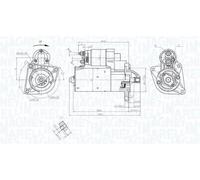 MAGNETI MARELLI 063721447010 Démarreur