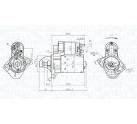 MAGNETI MARELLI 063725395010 Démarreur