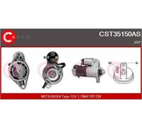 CASCO Démarreur 1.70 KW Compatible Pour Jeep Wrangler II 4.0 Cherokee 4.0i 4x4
