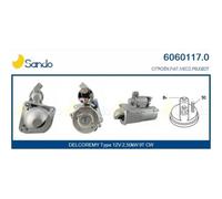 Démarreur Sando 6060117.0 pour Fiat Citroën/peugeot