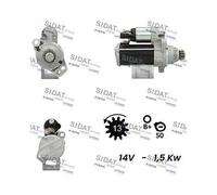 Démarreur Sidat S12BH0602A2 pour Audi Seat Skoda VW Vag