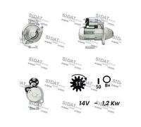 Démarreur Sidat S12HT0080A2 pour Hitachi Yanmar