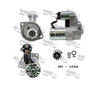 Démarreur Sidat S12HT0107A2 pour Isuzu Opel Vauxhall Hitachi