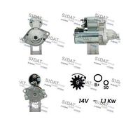 Démarreur Sidat S12VA0033A2 pour Alfa Romeo Fiat Lancia Opel Suzuki