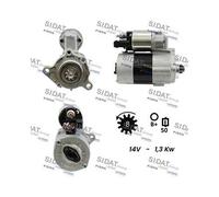 Démarreur Sidat S12VA0043A2 pour Audi Seat Skoda VW Vag