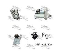 Démarreur Sidat S12VA0093 pour Audi Seat Skoda VW Vag
