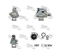 Démarreur Sidat S12VS0022 pour Ford Mazda Opel Volvo Hitachi