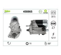 Démarreur Starter 12 V 2,7 kW 11 Dents VALEO Pour Notamment TOYOTA LAND