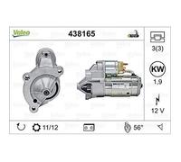 Démarreur - VALEO - 438165 - DEM-ORIGINS-PSA-Picass/C5/C8/Jumpy