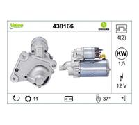 Démarreur Valeo 438166 Valeo Origins Technologie D'origine pour Citroën Opel DS