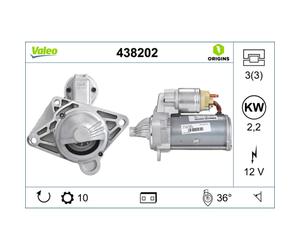 Démarreur VALEO 438202