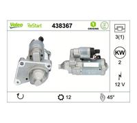 Démarreur Valeo 438367 Valeo Origins Stop&start - Technologie D'origine pour DS