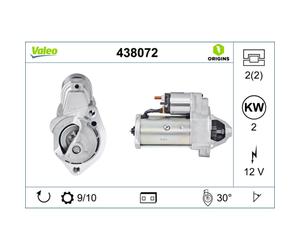 Démarreur VALEO ORIGINS NEW VALEO 438072