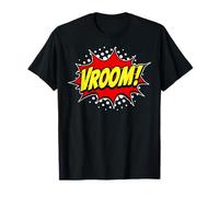 Démarrez Le Moteur en régime Vroom ! Style Graphique de l'onomatopée Comique T-Shirt