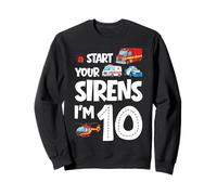 Démarrez Vos sirènes, J'Ai 10 Ans, 10e Anniversaire Sweatshirt