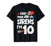 Démarrez Vos sirènes, J'Ai 10 Ans, 10e Anniversaire T-Shirt