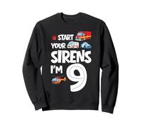 Démarrez Vos sirènes, J'Ai 9 Ans, 9e Anniversaire Sweatshirt
