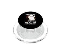 Démasquer la santé mentale Il est Temps de prospérer Halloween PopSockets PopGrip pour MagSafe