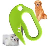 Dématage de peigne - Débranche à nœuds double face, Râteau de toilettage professionnel | Retonnement de nœuds de poils de chat, brosse de deshedding en toute sécurité pour la fourrure épaisse, les enc