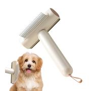 Dématrié peigne - Chat Brushing Brushing & Pet Tool pour chiens, chiots, chatons, élimine les nœuds, les nattes et cheveux lâches, hanches, l'animal en métal, TPR, PP, 20x11x5.6 cm