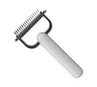 Dematting Comb, Shedding Brush, 6.89x3.86x0.98 inches Grooming Tool, Removes Tangles Knots Undercoat, Safe Skin-Friendly Brush for Matted Hair, Home, Professional Pet Care