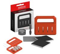 demaxiyad Aiguille Aérographe Affûteur | Kit de Restauration pour Pistolet à Peinture - Outil Maintenance Aérographe pour Réparation Auto Coiffure Modelisme Peinture Industrielle Dessin Ongles