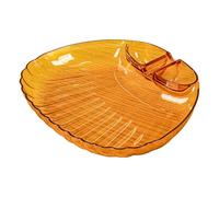 demaxiyad Assiette À Sushi - Plat Divisé Réutilisable À 3 Compartiments | Assiette De Service Pour Chips Et Snacks | Pour Pâtes, Dessert, Snack, Légumes, Amuse-Bouche De Fête, Salade,