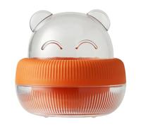 demaxiyad Boîte de rangement pour éponge de maquillage - Motif ours - Jolie boîte de rangement pour éponge de maquillage - Petite boîte de rangement pour éponge de beauté