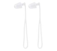 demaxiyad Bouchons d'oreilles étanches en silicone pour nageurs - Protection auditive - 1 paire avec cordon pour douche, piscine, plongée, surf, kayak